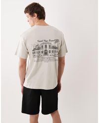 Jack & Jones - Premium Heavyweight T-shirt With Backprint - Lyst