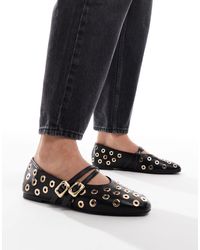 ASOS - Landon Double Strap Mary Jane Ballets - Lyst