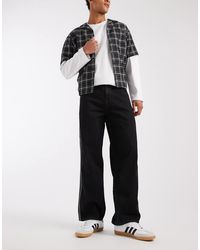 adidas Originals - Firebird Loose Fit Jeans - Lyst