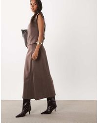 Mango - Clinta Flowy Midi Skirt Co-Ord - Lyst