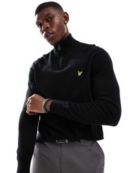 Lyle & Scott - Merino Quarter Zip Jumper - Lyst