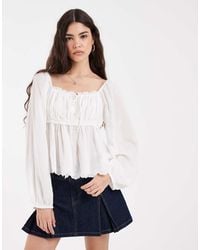 Levi's - Top Milkmaid Bohémien - Lyst