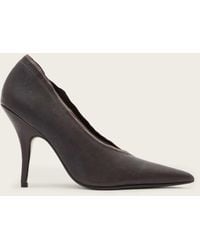 AllSaints - Vera Leather Heeled Pumps - Lyst