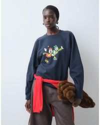 ASOS - Disney Balloon Sleeve Sweatshirt With Minnie And Daisy Print - Lyst