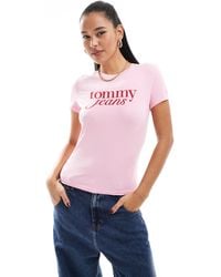Tommy Hilfiger - Retro Script Baby T-Shirt - Lyst