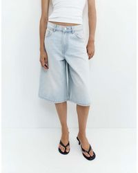 Pull&Bear - Low-Rise Jorts - Lyst