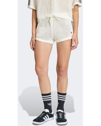 adidas - Knitted Crochet Shorts - Lyst