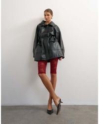 TOPSHOP - Lace Capri Legging Hosiery - Lyst