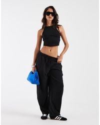 adidas Originals - Soft Touch Barrel Leg Trousers - Lyst
