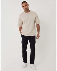 Threadbare - Slim Fit Stretch Cargo Trousers - Lyst