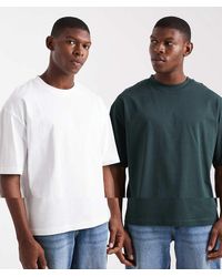 ASOS - Set Van 2 Oversized Basic T-Shirts - Lyst
