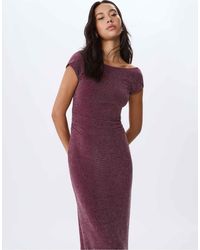 Stradivarius - Robe mi-longue à dos ouvert - Lyst