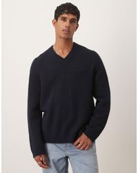 ARKET - Alpaca Wool Blend V-neck Jumper - Lyst