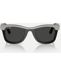 Ray-Ban - Wayfarer Street Neat Square Polarised Sunglasses With Lens - Lyst