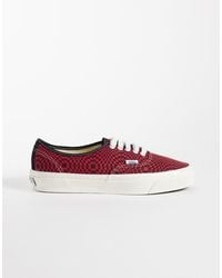 Vans - Lx authentic 44 sneaker mit schwarzem muster - Lyst