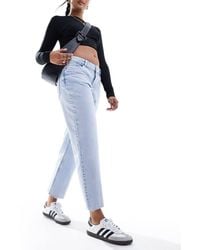 Pimkie - Jeans Met Hoge Taille En Rechte Pijpen - Lyst