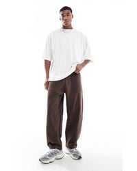 Pull&Bear - Joggingbroek Met Wijde Pijpen - Lyst