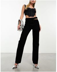 ASOS - 90's Straight Jean With Cut Out Waistband - Lyst