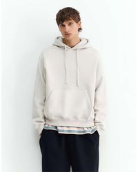 Pull&Bear - Basic Hooded Sweatshirt - Lyst