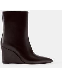 Pull&Bear - Wedge-heel Ankle Boots - Lyst