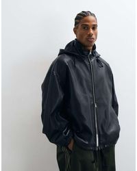 ASOS - Leather Look Jacket - Lyst