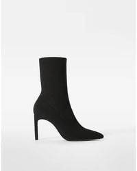 Bershka - Fitted High-heel Ankle Boots - Lyst