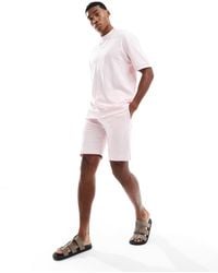 Brave Soul - Oversized T-Shirt & Short Co-Ord Set - Lyst