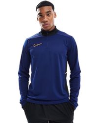 Nike Football - Academy 25 Dri-fit Half Zip Longsleeve Top - Lyst
