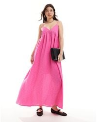 SELECTED - Femme Structured Maxi Cami Dress - Lyst