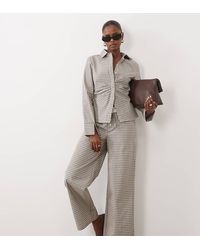 The Frolic - Exclusive Contrast Waistband Straight Leg Trouser Co-Ord - Lyst