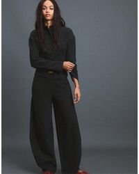 Stradivarius - Stand-collar Knit Cardigan - Lyst