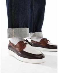 ASOS - Lace Up Boat Shoes - Lyst