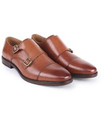 Thomas Crick - Aubry Leather Double Monk Strap Shoes - Lyst