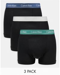 Calvin Klein - Asos Exclusive 3-pack Of Boxer Briefs With Contrast Waistbands - Lyst