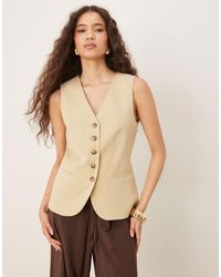 Jdy - Longline Textured Waistcoat - Lyst
