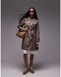Tommy Hilfiger - Trench-coat imperméable ajusté - kaki - Lyst