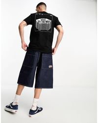 Vans - T-shirt With Skateboard Back Print - Lyst