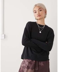 Noisy May - Regular Fit Long Sleeve T-Shirt - Lyst