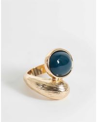 ASOS - Wrap-Around Ring With Stone-Setting - Lyst