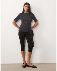 ASOS - Supersoft Wrap Tie Top - Lyst