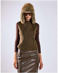 Glamorous - Mock Neck Sleeveless Top - Lyst