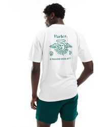 Parlez - Paradise Graphic Back T-shirt - Lyst