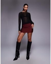 ASOS - Bandage Panel Mini Skirt - Lyst