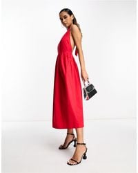 Never Fully Dressed - Backless Midaxi Dress With Pockets - Lyst