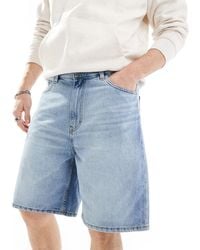 Weekday - – galaxy – locker geschnittene jeans-shorts - Lyst
