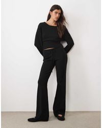 Gina Tricot - Mix And Match Knitted Loungewear Trousers - Lyst