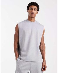 ASOS - Luxe Interlock Oversized Tank Top - Lyst