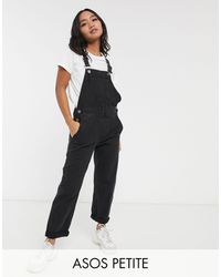 Black Dungarees for Women - Up to 70 