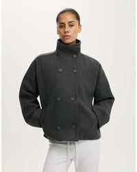 Cotton On - Funnel Neck Coat - Lyst