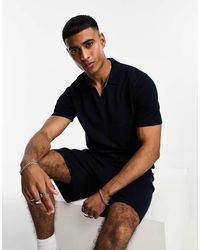 SELECTED - Homme Knitted Polo Co-ord - Lyst